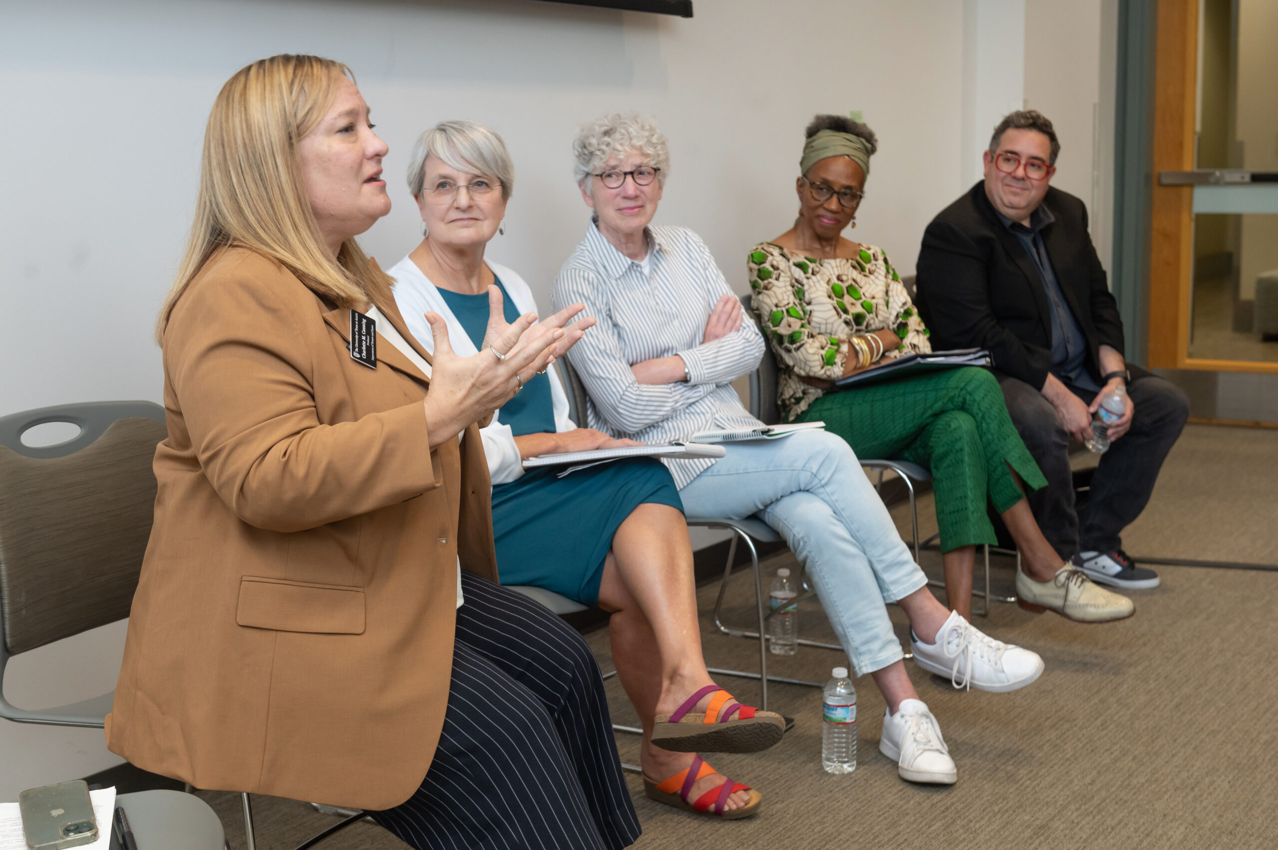 Charlotte M. Canning sits down with a panel.