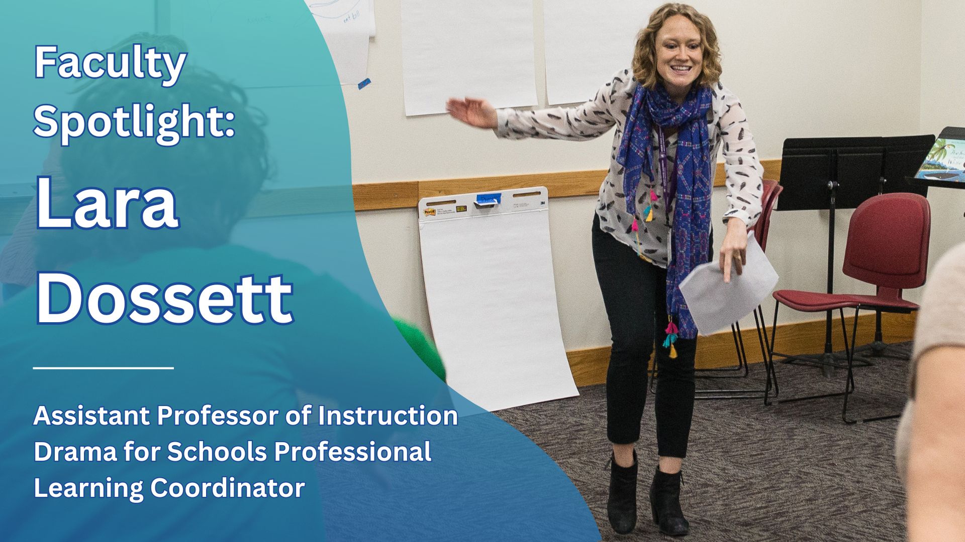 Read about Lara Dossett's research, teaching and passion for arts integration in classroom settings