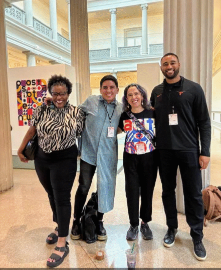 Photo of Raquel Monroe Enzo Vasquez Toral Rosemary Candelario and Luke Williams