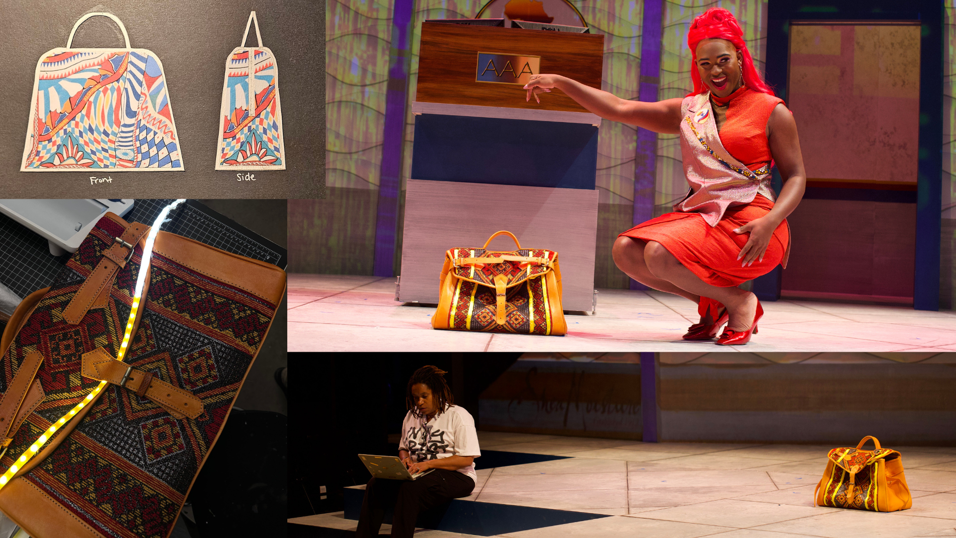 Learn about the process of creating Miss Bag, the prop that takes on a persona of its own