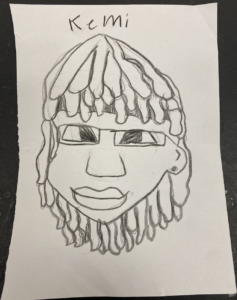Student drawing of Kemi