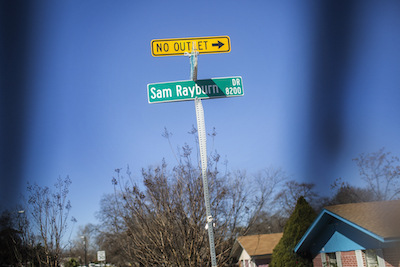 Sam Rayburn Drive in Rundberg was described by APD as “the most dangerous street in Austin” before the Restore Rundberg project began. Photo by Martin do Nascimento / Feb. 3, 2016