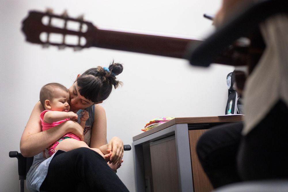 Lauren Bruno and her daughter