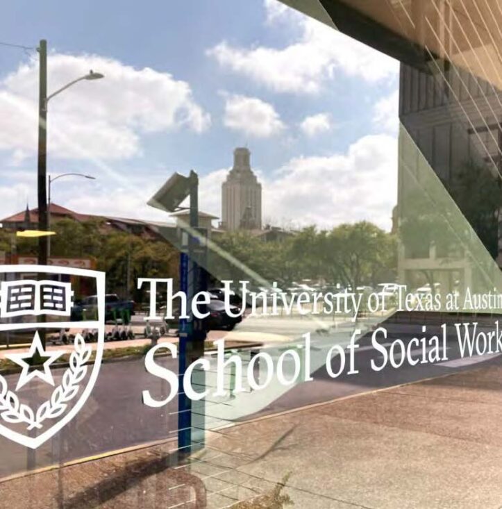 School of Social Work glass entrance