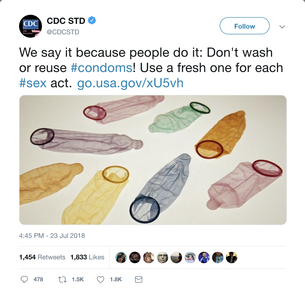 Proper Condom User Don’t Reduce, Reuse, Recycle Think Twice