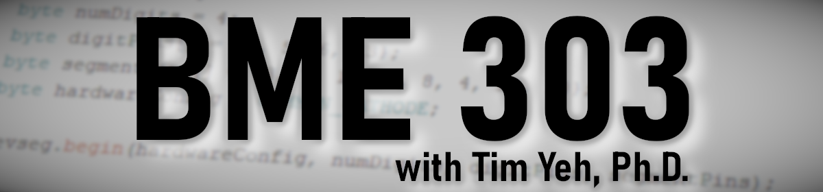 BME 303 Introduction to Computing