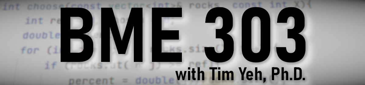 BME 303 Introduction to Computing