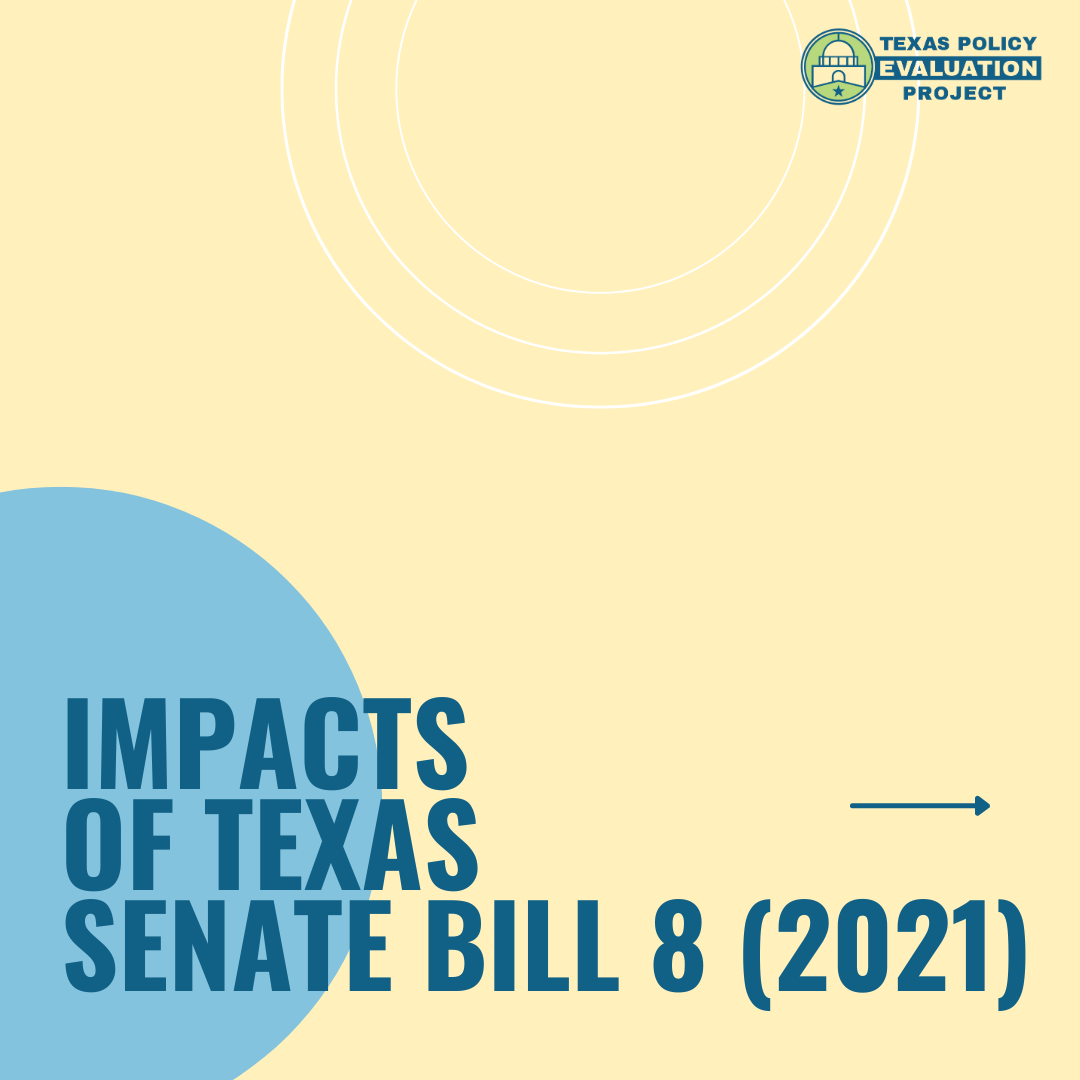 Impacts of Texas Senate Bill 8 (2021) TxPEP