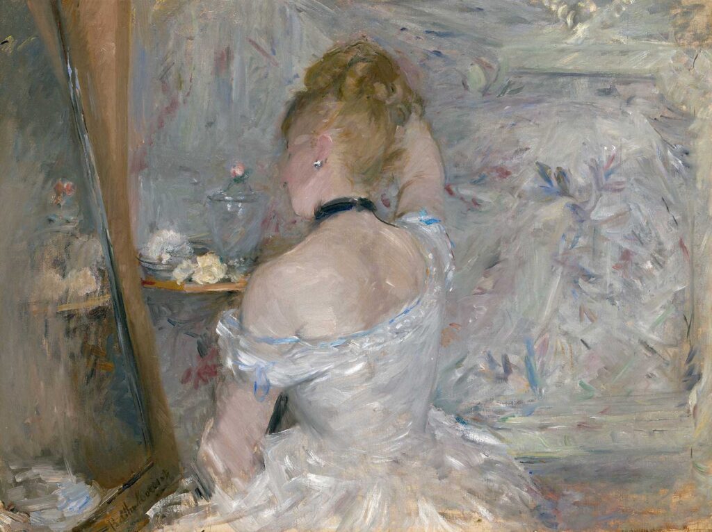 painting of female figure