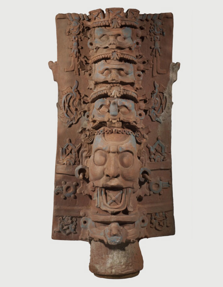Maya stone carving