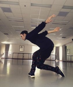 Photo of Isaac Iskra UTeach Dance student who was published in Dance Magazine