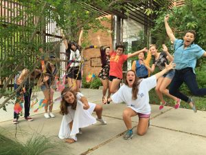 Photo of students with whimsy sticks