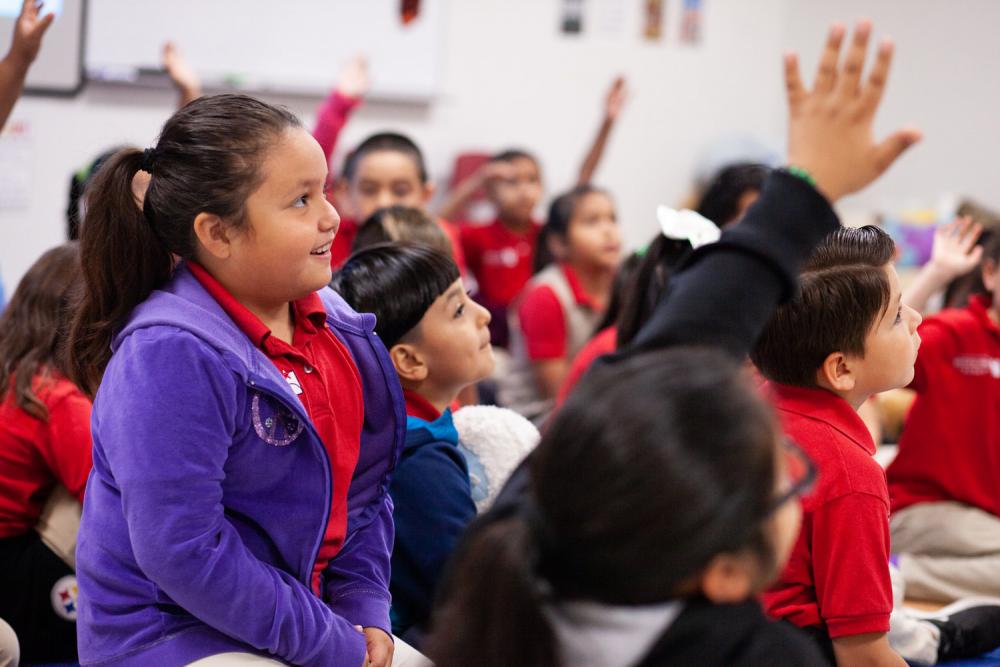 Students at Kipp Elementary