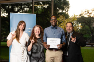 Photo of Christy Barnes, Roxanne Schroeder-Arce, Chris Reese and Michael Avila 
