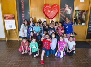 photo of San Marcos elementary students attending the symposium