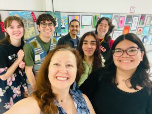 UFASAC students at Del Valle Fine Arts Fest 2024