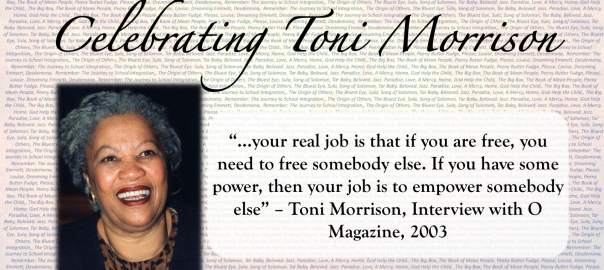Image of Toni Morrison with quote