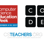 CSEdWeek 2017 Code.org CSTA logos