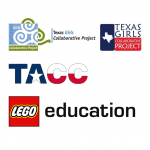 TXGCP TACC Lego Education logos