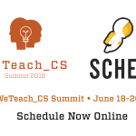 WeTeach_CS Summit Schedule is now online