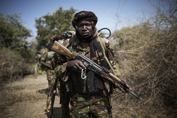 An anti-poaching team in Zakouma National Park, Chad. Photo by Marco Longari, AFP/Getty.