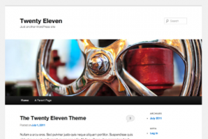 Twenty Eleven Theme